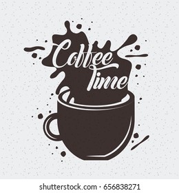 coffee delicious flat illustration