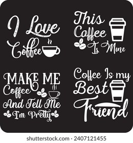 Coffee design Bundle, Funny Coffee bundle, Coffee Quote design, Coffee Lovers, Mug bundle, Floral Monogram design, Wine design