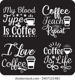 Coffee design Bundle, Funny Coffee bundle, Coffee Quote design, Coffee Lovers, Mug bundle, Floral Monogram design, Wine design