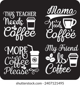 Coffee design Bundle, Funny Coffee bundle, Coffee Quote design, Coffee Lovers, Mug bundle, Floral Monogram design, Wine design