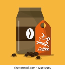 Coffee design. drink concept. Flat illustration
