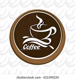 Coffee design. drink concept. Flat illustration