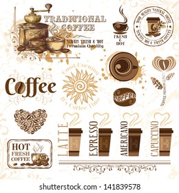 Coffee design elements