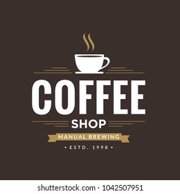 coffee design logo template