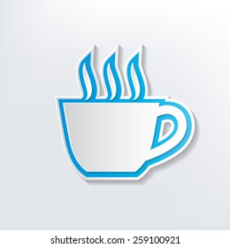 Coffee design on white background,clean vector