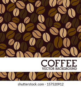 coffee design over brown background vector illustration 