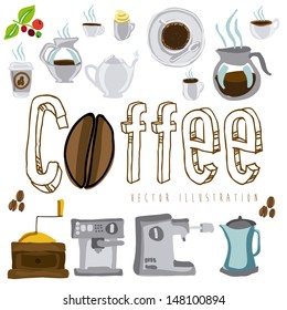 coffee design over white background vector illustration  