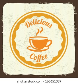 coffee design over white  background vector illustration 