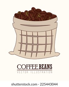 Coffee design over white background, vector illustration
