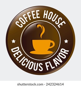 coffee design over white background, vector illustration
