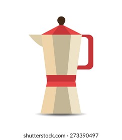 Coffee design over white background, vector illustration.