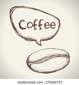 Coffee design over white background, vector illustration.