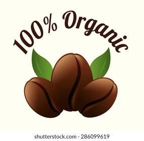 Coffee design over white background, vector illustration.