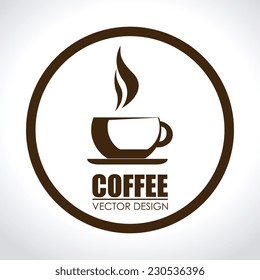 Coffee design over white background,vector illustration