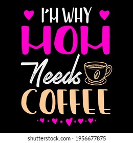 Coffee Design ready Editable Vector file for t-shirt, poster, mug, phone case, tote bag etc.