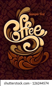 Coffee design template
