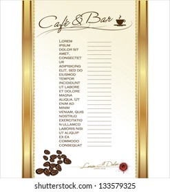 Coffee design template