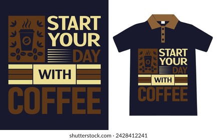 Coffee Design for T-Shirt, Polo T-Shirt, Shirt and Others