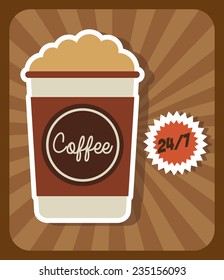 coffee design , vector illustration