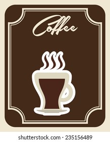coffee design , vector illustration