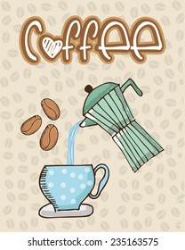 coffee  design , vector illustration