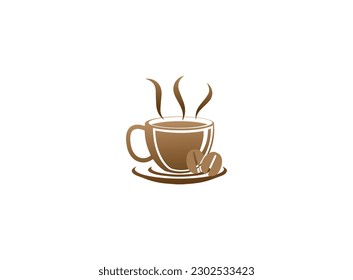 Diseño de café, Vectores libres de logotipo de café y PSD para descargar, Ilustración de vectores de diseño de café. Logotipo de café vintage, logo de la cafetería, diseño de logotipo plano. 