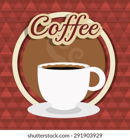 Coffee digital design, vector illustration eps 10.