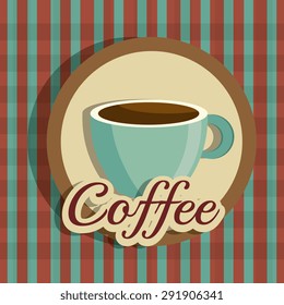 Coffee digital design, vector illustration eps 10.