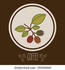 Coffee digital design, vector illustration eps 10