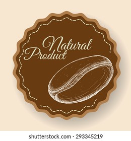 Coffee digital design, vector illustration 10 eps graphic