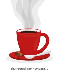 Coffee digital design, vector illustration eps 10.