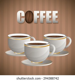 Coffee digital design, vector illustration eps 10.