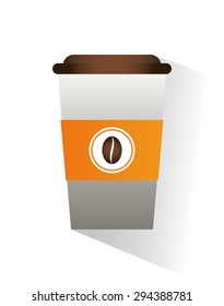 Coffee digital design, vector illustration eps 10.