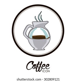 Coffee digital design, vector illustration eps 10