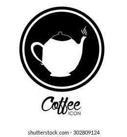 Coffee digital design, vector illustration eps 10