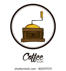 Coffee digital design, vector illustration eps 10