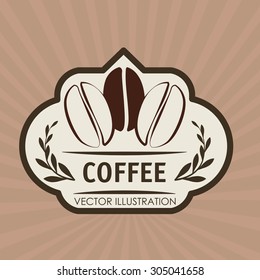 Coffee digital design, vector illustration 10 eps graphic