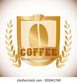 Coffee digital design, vector illustration 10 eps graphic
