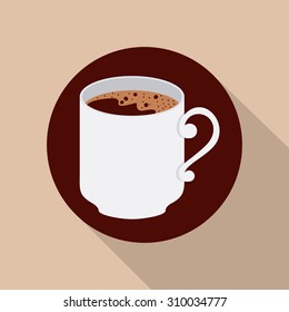 Coffee digital design, vector illustration eps 10