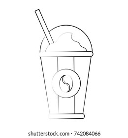 coffee disposable cup beverage icon image