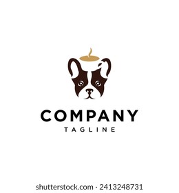 Coffee Dog logo icon vector template.eps