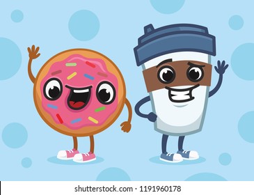 coffee and donut