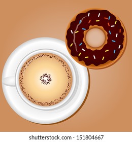 Coffee with Donut