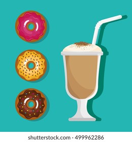 coffee and donuts design
