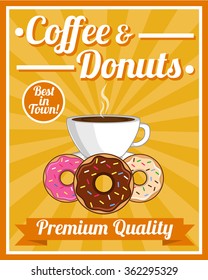 Coffee & Donuts Poster