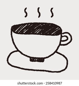 coffee doodle drawing