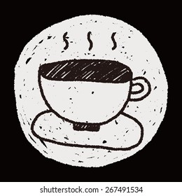 coffee doodle drawing