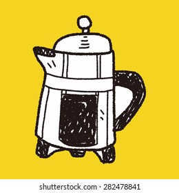 coffee doodle drawing
