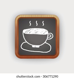 coffee doodle drawing