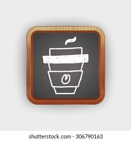 coffee doodle drawing